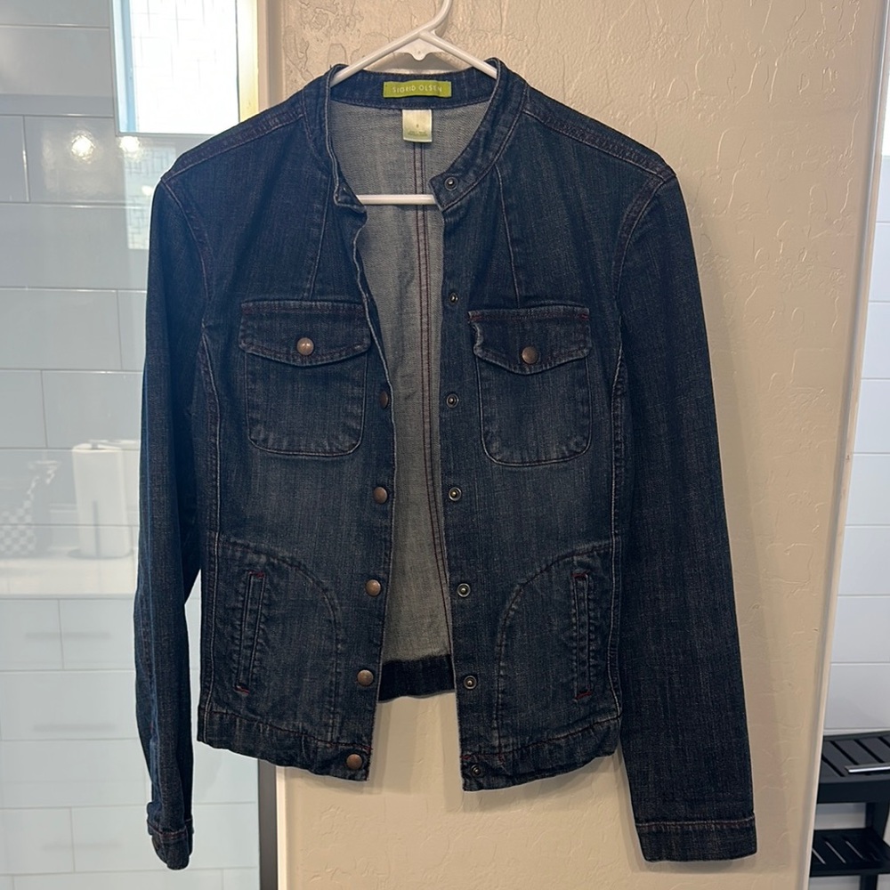 Sigrid Olsen Blue Jean Jacket Classic Fit